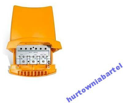 Filtër antene Televes 4041 për mast, VHF dhe 2x UHF, portë Smart-F, portokalli
