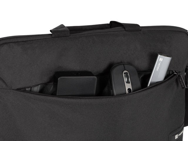 Çantë dore për laptop Natec GOA, 15.6", e hirtë / e zezë