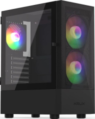 Kasë Krux Vako RGB (KRX0132), e zezë