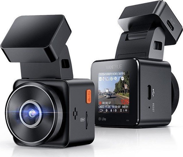 Kamerë për makinë Vantrue E1 Lite, Full HD 1080p, GPS dhe WiFi, e zezë