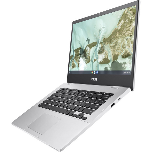 Laptop Asus Chromebook CX1, 14", 4 GB RAM, 64 GB SSD, Intel Celeron N3350, Intel HD Graphics 500, i argjendtë
