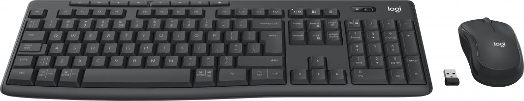 Set Logitech MK370 tastierë dhe maus, i zi