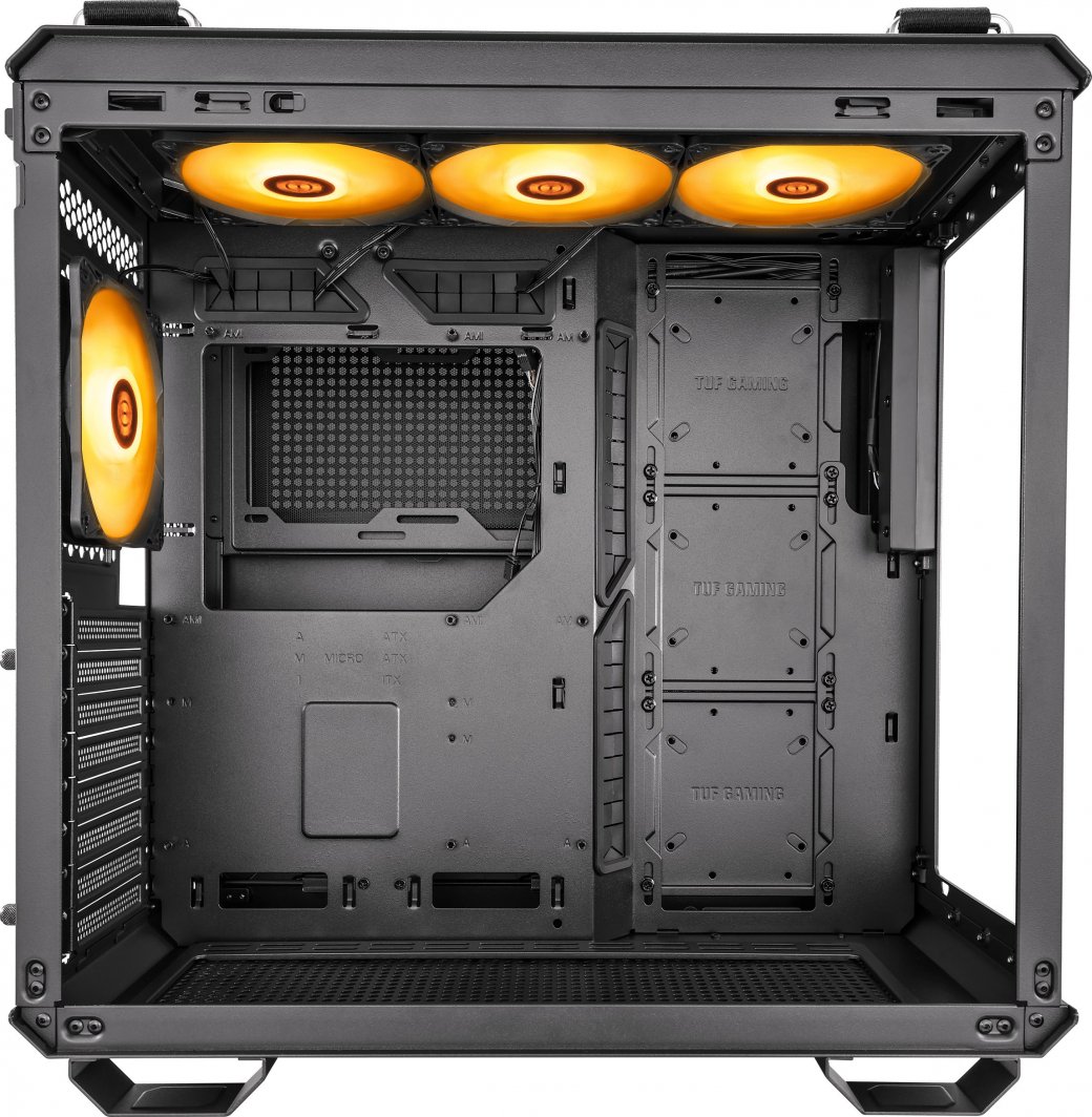 Kasë Asus TUF Gaming GT502 PLUS TG ARGB, e zezë, Midi Tower