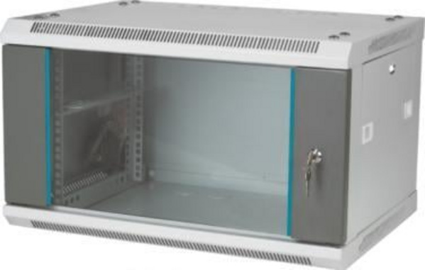 Kabinet i varur Q - Lantec (SW-4U-600-450-N-DSJ-OP-RP-FS), 19'', i hirtë