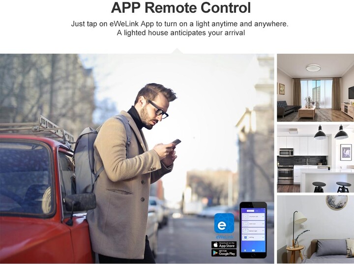 Sonoff Basic R2 Smart Switch, Wi-FI