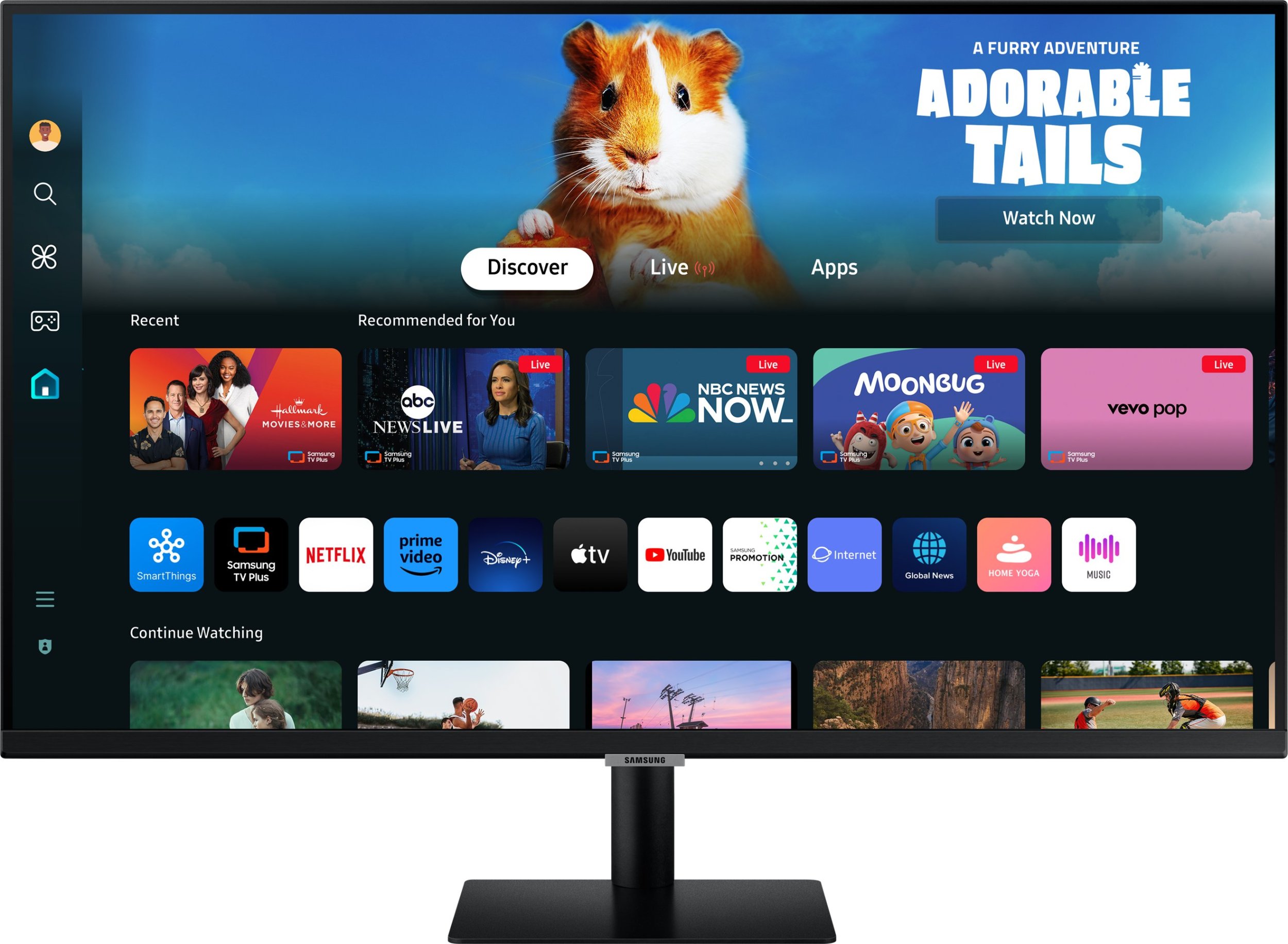 Monitor Samsung M50D, 32", Full HD, i zi