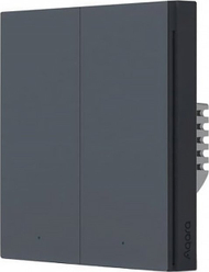 Çelës i mençur muri Aqara H1 WS-EUK02-G, 2 taste, Zigbee 3.0, gri Space
