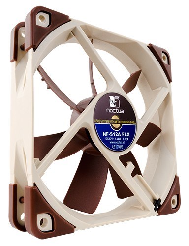 Ftohës Noctua NF-S12A FLX, 12 cm, i bronztë / bezhë