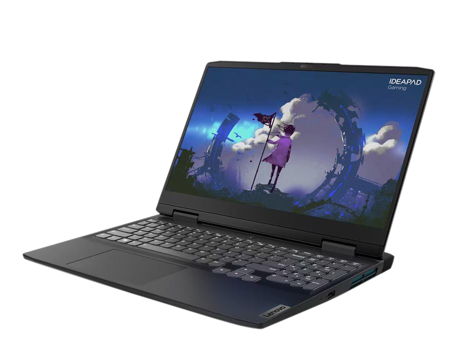 Laptop Lenovo IdeaPad Gaming 3, 15.6", Intel Core i5 12450H, 16 GB RAM, 512 GB SSD, NVIDIA GeForce RTX 3060, i hirtë