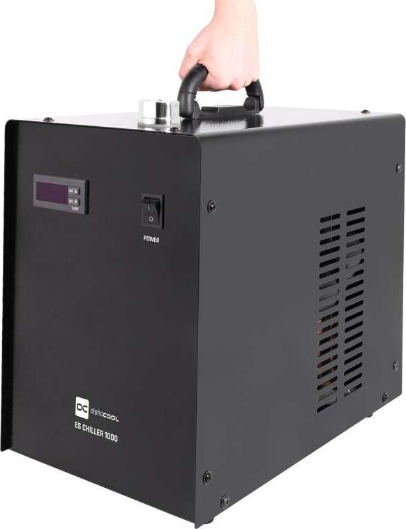 Sistem ftohjeje Alphacool ES Chiller 1000, 1000 W, me kompresor, i zi