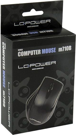 Maus LC-Power M710B (509801), 800 dpi, 1.45 m, i zi