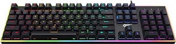 Tastierë Havit KB851L RGB, e zezë