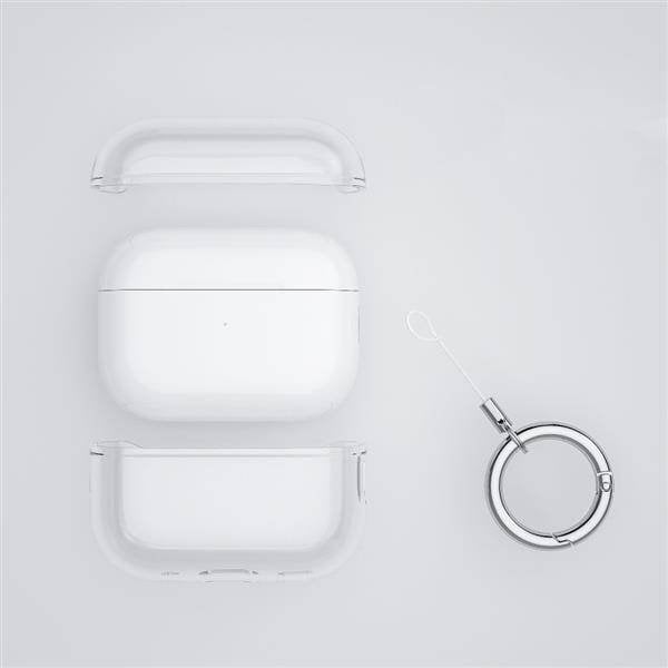 Këllëf për kufje Tech-Protect FlexAir, për Apple AirPods Pro 1 2, transparent