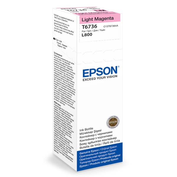 Toner Epson T6736 për Pro L800, 70ml, light magenta
