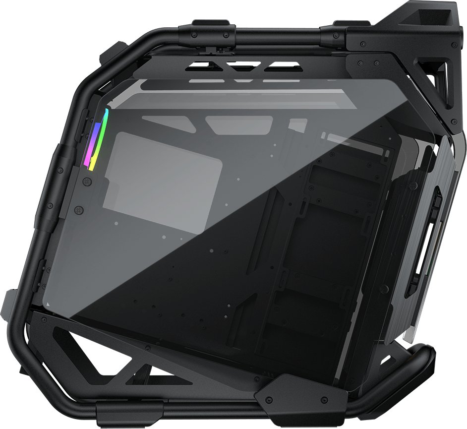 Kasë PC Cougar Cratus, Mid Tower, open frame, e zezë