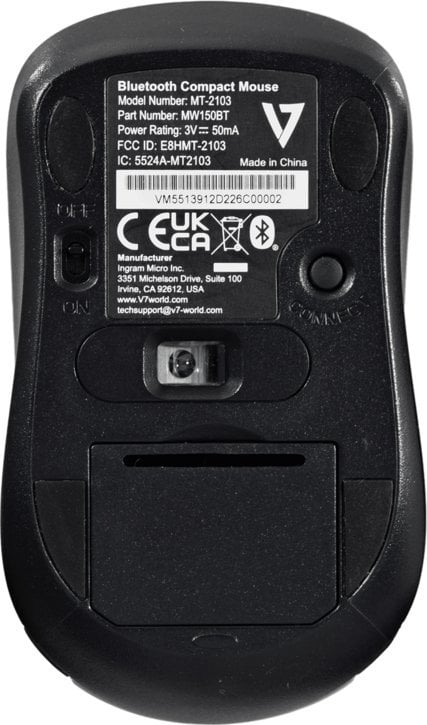 Maus V7 MW150BT, Bluetooth, optik 1000 DPI, i zi