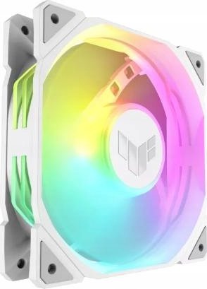 Ventilatorë kase ASUS TUF Gaming TR120 ARGB 3 in 1, 120mm, PWM, të bardhë