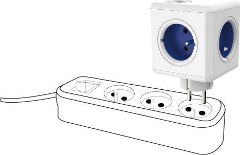 Shpërndarës Strips PowerCube, i gjelbër