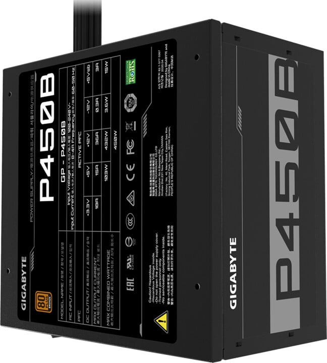 Burim energjie GIGABYTE P450B - 450W