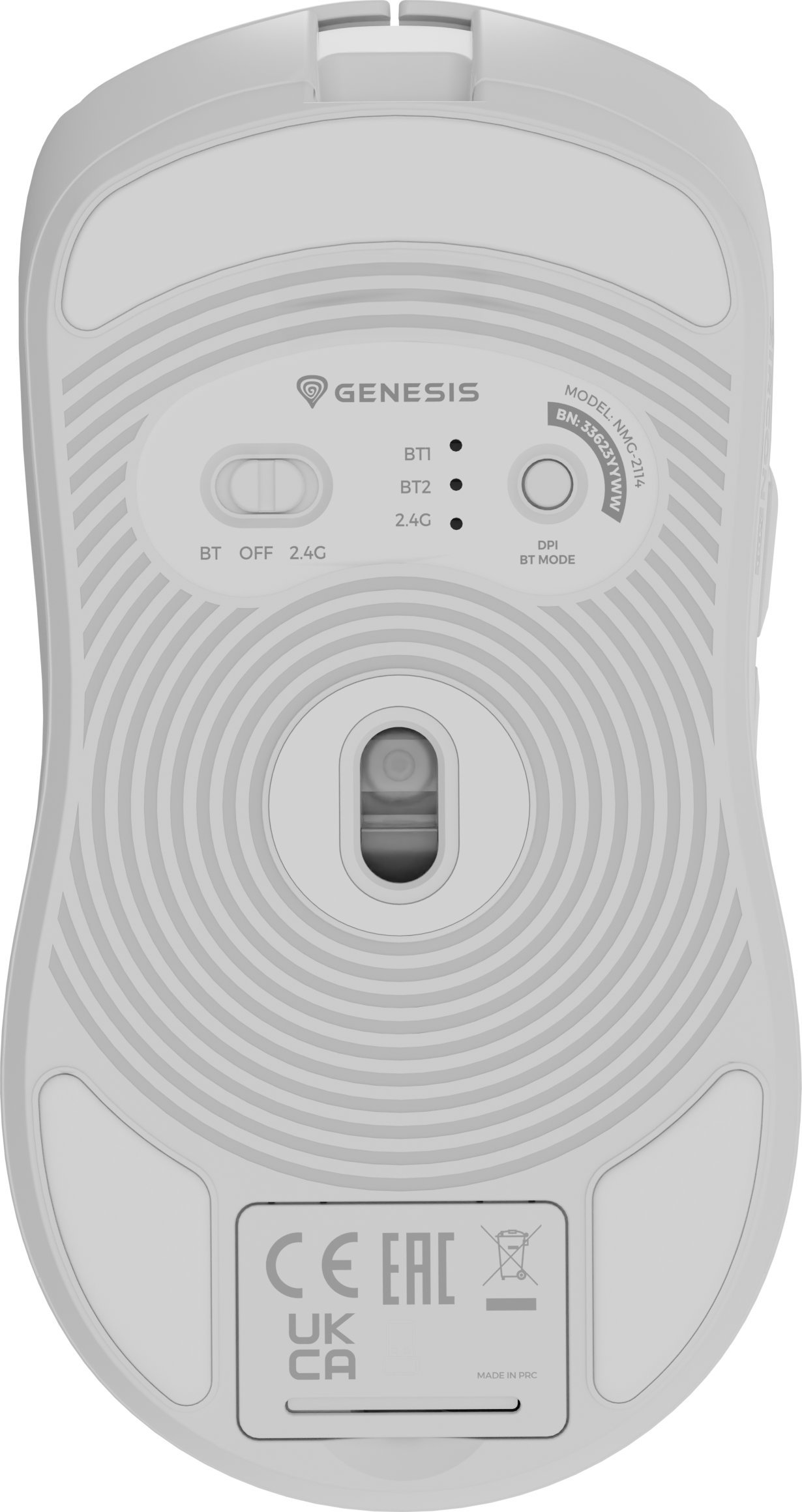 Mouse gaming Genesis Zircon 500, wireless, optik, i zi