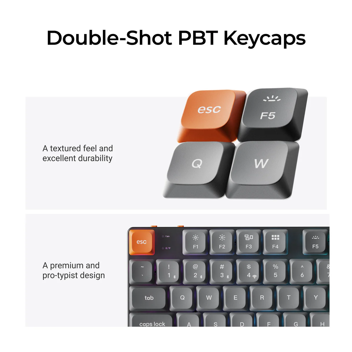 Tastierë Keychron K5 Max, e zezë