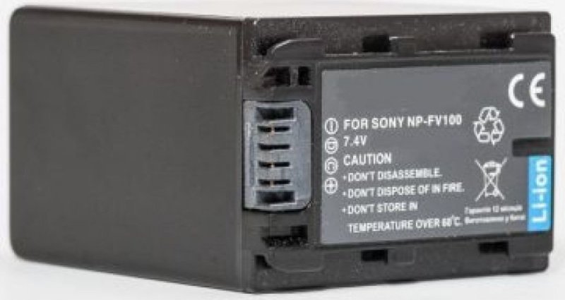 Bateri kamerë Extra Digital Sony NP-FV100, 3900mAh, e zezë