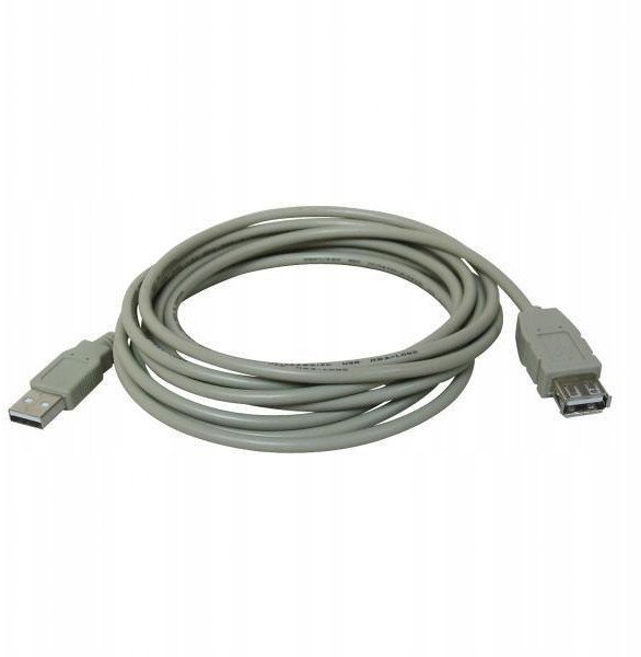 Kabllo zgjatëse USB Logo 2.0, A plug në A socket, 3m, set 5 copë