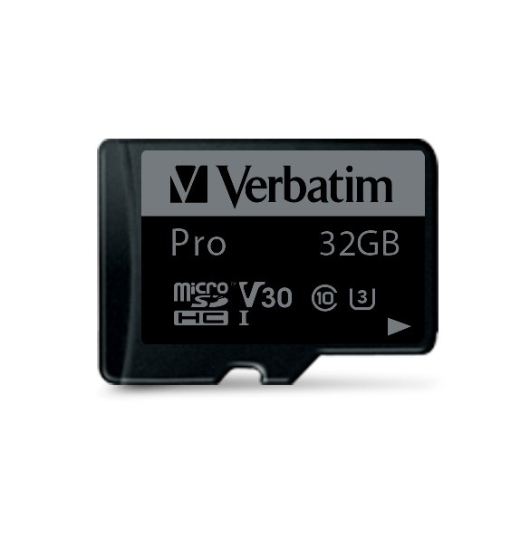 Memorie Verbatim Pro MicroSDHC, 32 GB