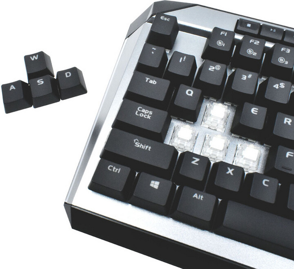 Tastierë Patriot Viper V765, Kailh White, US, e argjendtë