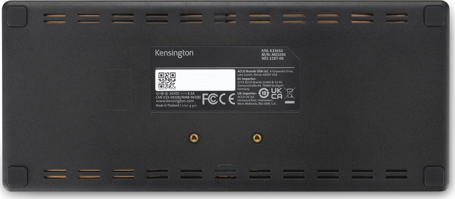 Докинг станица Кенсингтон SD4781P K33603EU, USB C, 100W, црна