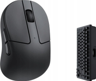Безжичен глушец Keychron M4, оптички, мини, Bluetooth 2.4 GHz, 4000 Hz, црн