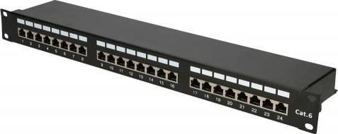 Patch panel Extralink EX.9830, 24 porta, CAT6 STP, i zi