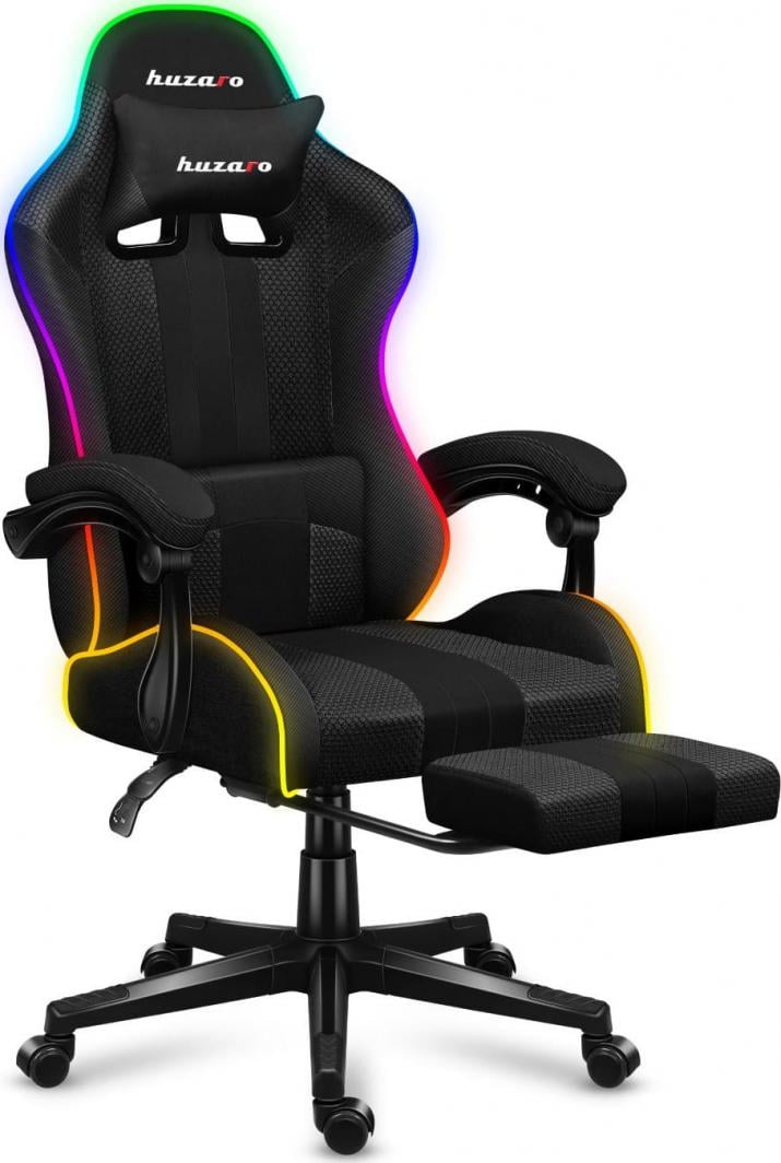 [OUTLET] Karrige Huzaro Force 4.7 RGB, e zezë