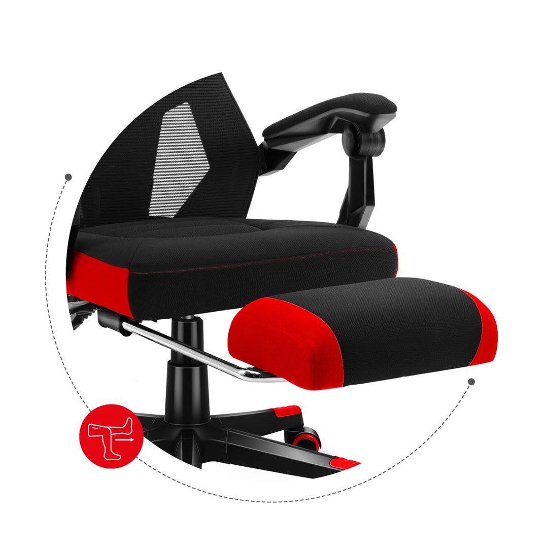 Karrige lojërash Huzaro Combat 3.0, 140kg, e kuqe