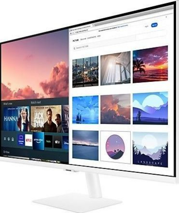 Monitor Samsung, 32 ", 3840 x 2160 (UHD 4K), i bardhë