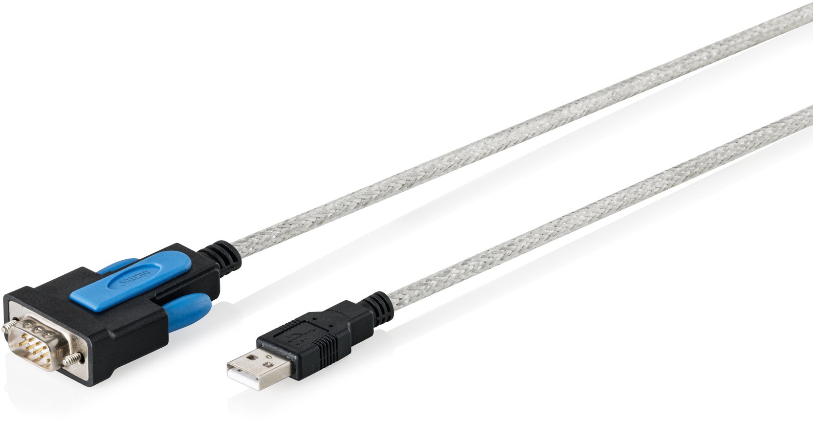 USB во RS232 кабел Digitus DA-70156, чипсет FT232RNL, 1.8 m, проѕирен