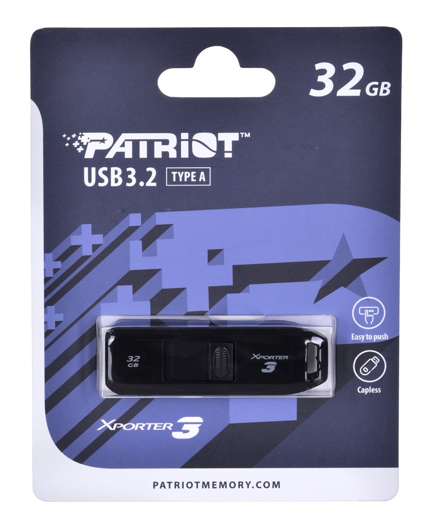 USB PARTIOT FLASHDRIVE Xporter 3 Type A, 32 GB, USB Type-A
