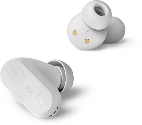Kufje pa tela Philips TAT3509WT, in ear, IPX4, të bardha