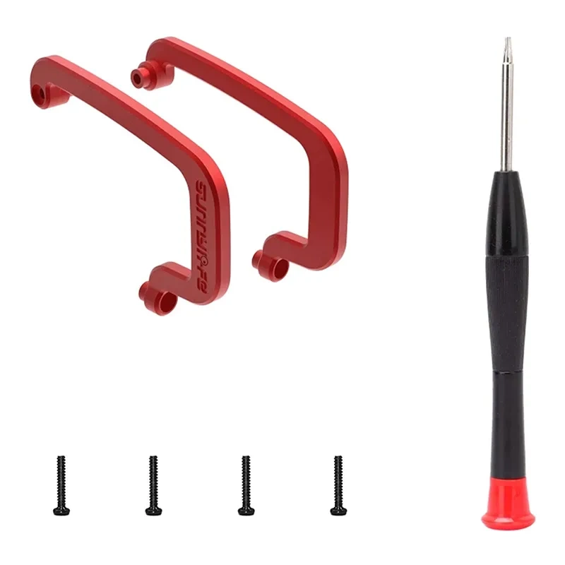 Mbrojtëse gimbali Sunnylife për DJI Avata 2, aliazh alumini, set 2 copë, e kuqe
