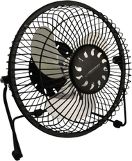 Ventilator tavoline USB Esperanza Yugo EA149K, i rregullueshëm, i zi