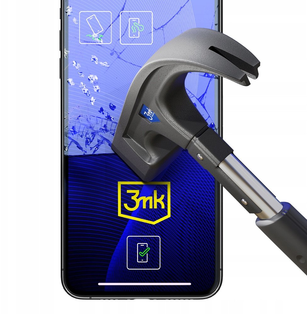Mbrojtëse ekrani 3MK Hybrid Glass FlexibleGlass për Oppo Reno 14 Reno 14 Pro, transparente