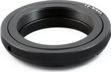 Adapter objektivi Pixco Nikon Ai AiS AF në T2, duralumin, i zi