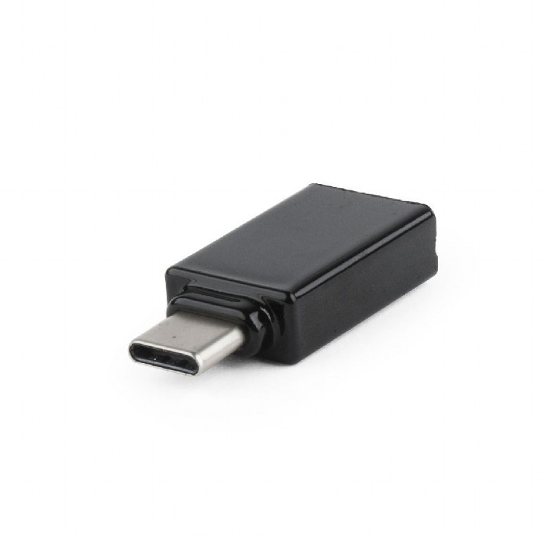 Adapter USB Gembird A USB C mashkull në USB A femër, 5Gbps, i zi