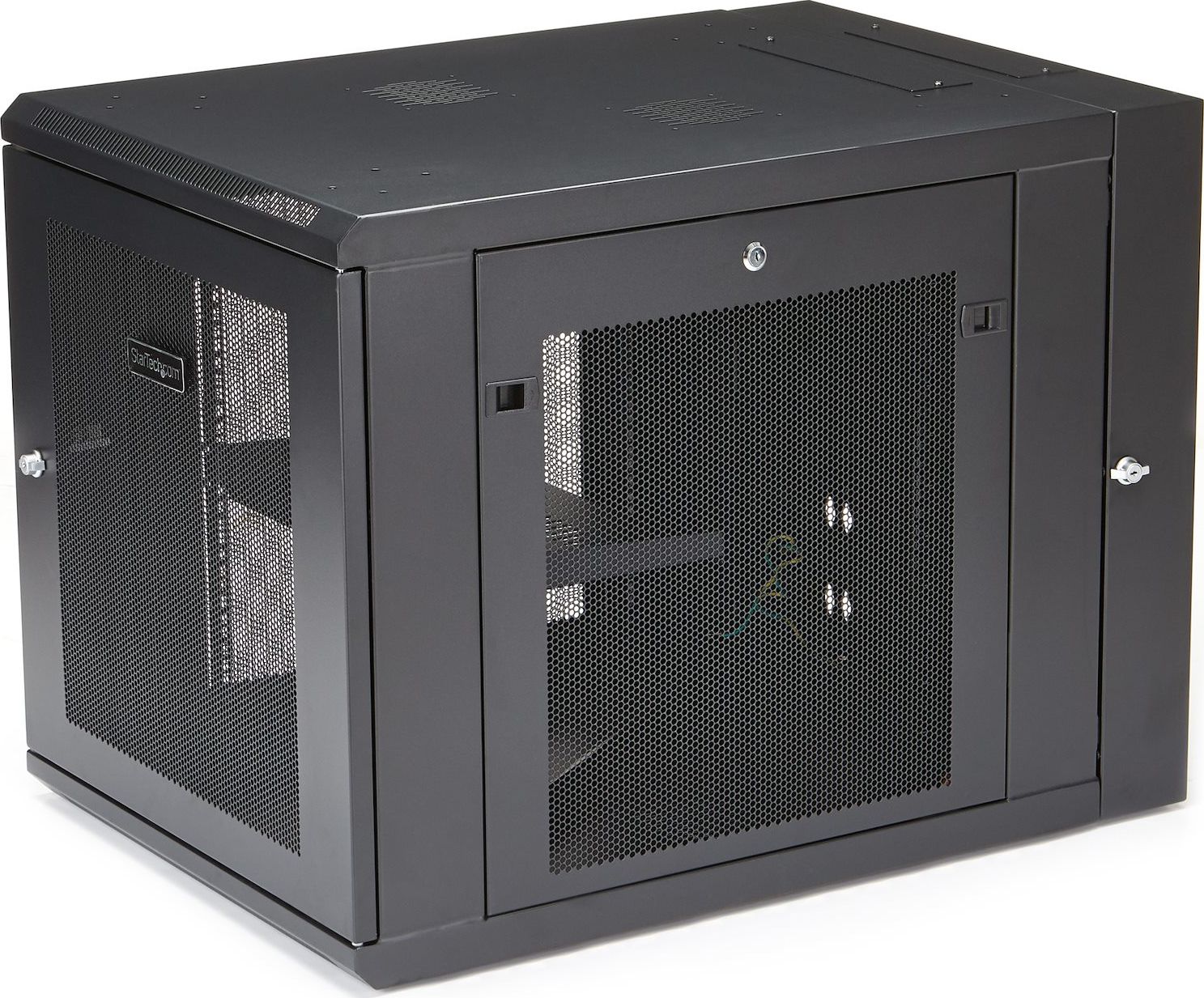 Kabinet rrjeti StarTech 12U, montim në mur, 19", i zi