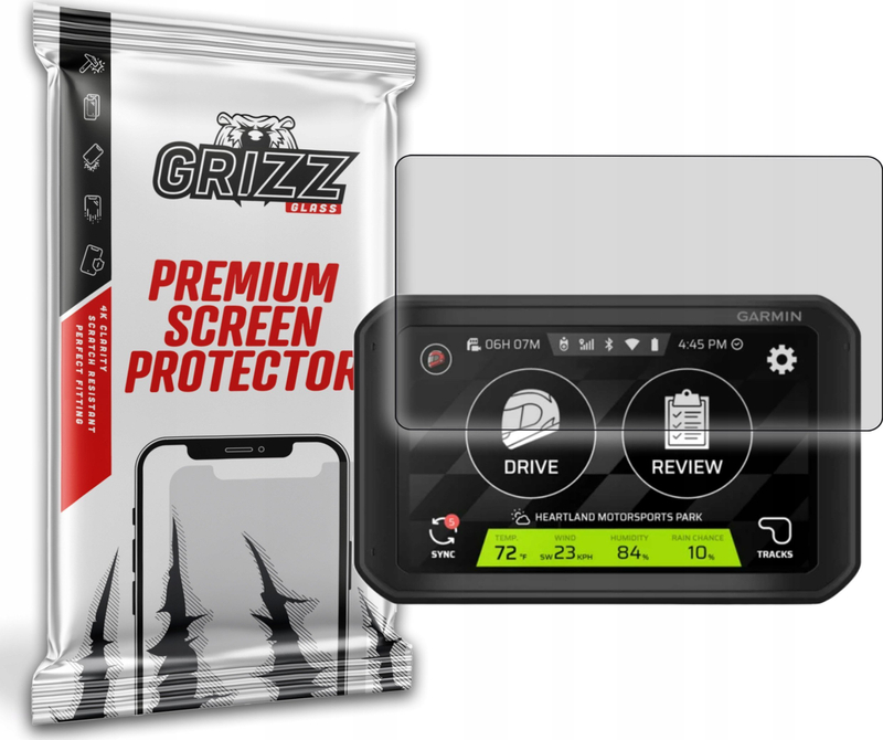 Mbrojtëse ekrani mat GrizzGlass PaperScreen për Garmin Catalyst