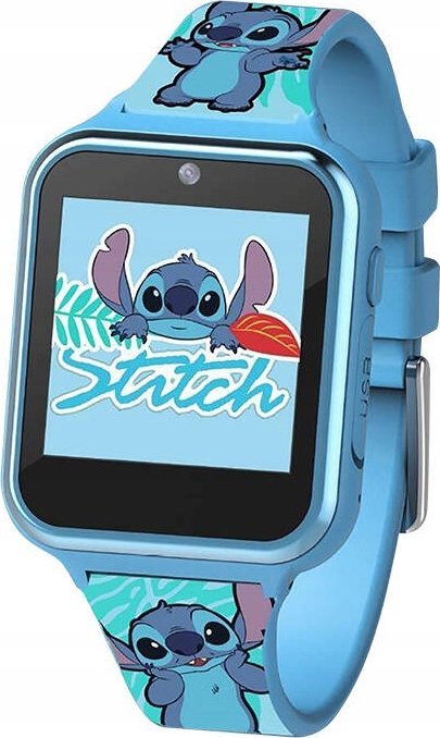 Ora inteligjente për fëmijë KiDS Licensing Stitch LAS4027, ekran me ngjyra, kamera, blu