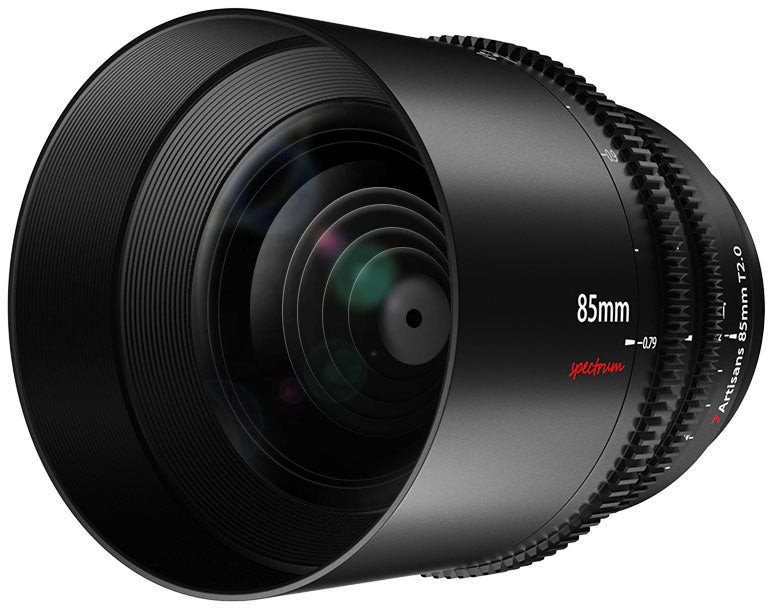 Objektiv kinematik 7Artisans Spectrum 85mm T2.0, Sony E-Mount, fokus manual, i zi