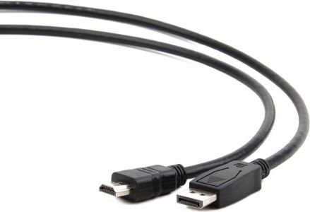 Kabllo Maclean DisplayPort - HDMI, 1.8m, e zezë 