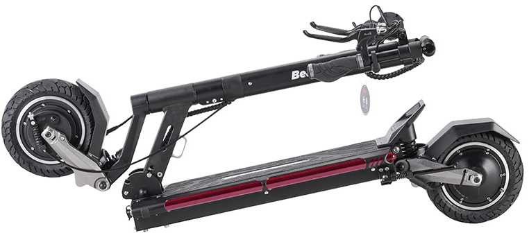 Trotinet elektrik Beaster Scooter Epic, 48V 2x600W, 48V 19.2Ah, off road, i zi