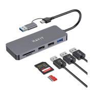 HAVIT Type-C+A HUB HV-H41 4in1 ASH